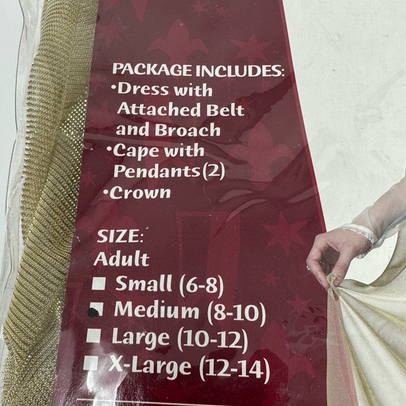 NEW!! California Costumes Women's Sz M (8-10) Queen Guinevere Sage Cosplay Z4 - Picture 2 of 4